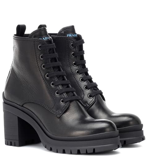 prada leather boots mens|prada 55 leather ankle boots.